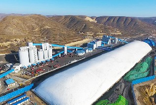 单体5万3千平米，优发国际超大智能环保气膜煤仓助力王洼煤业打造智慧矿区